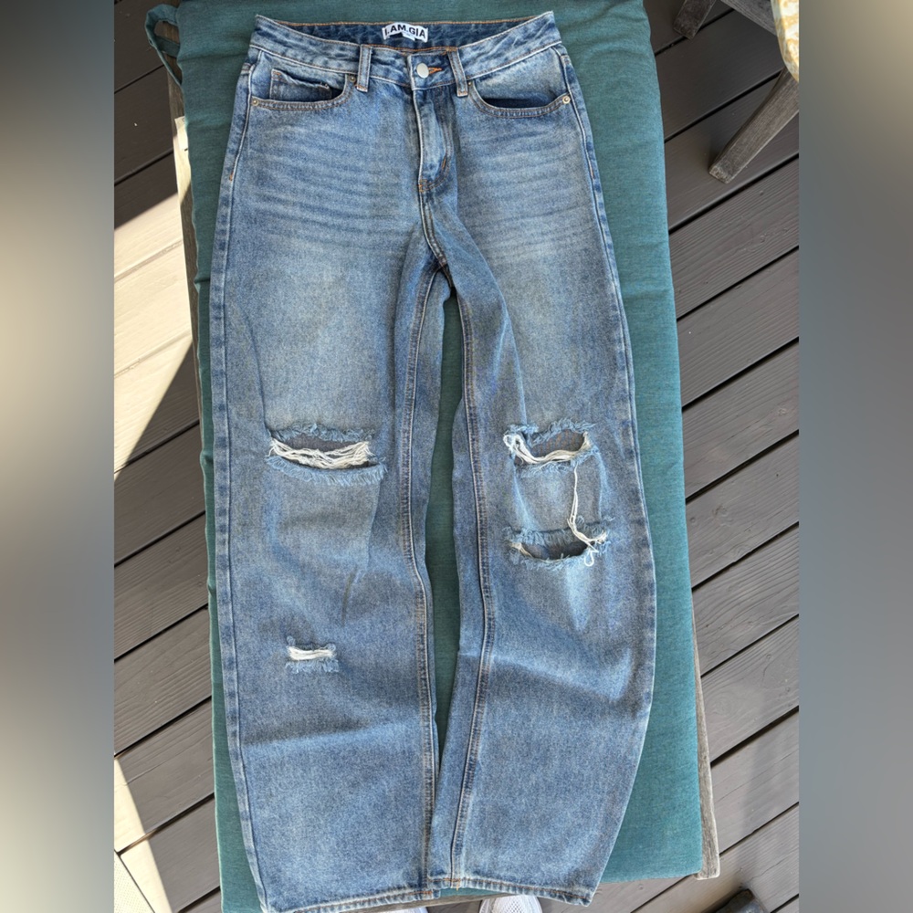 I.AM.GIA Distressed Blue Jeans